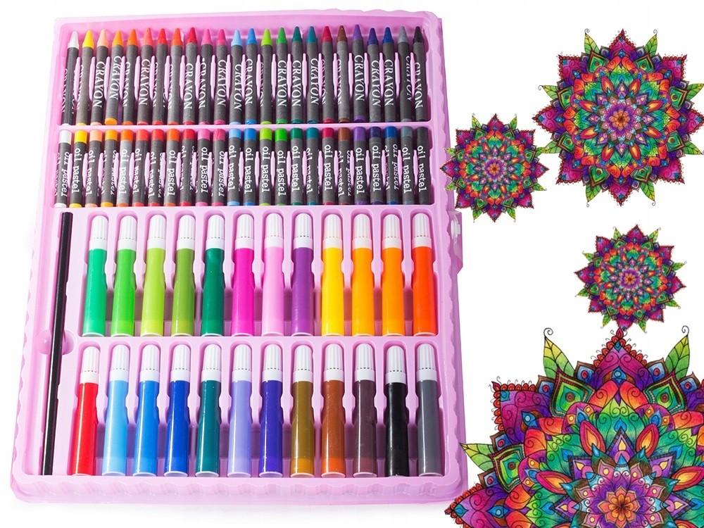 168st Multifunktionell Super Art Set måla /Playcolor/Färgkritor