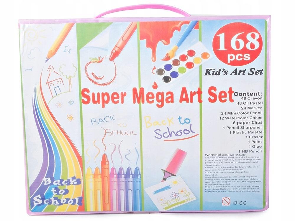 168st Multifunktionell Super Art Set måla /Playcolor/Färgkritor