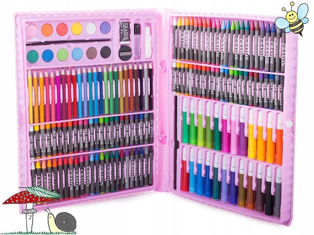 168st Multifunktionell Super Art Set måla /Playcolor/Färgkritor