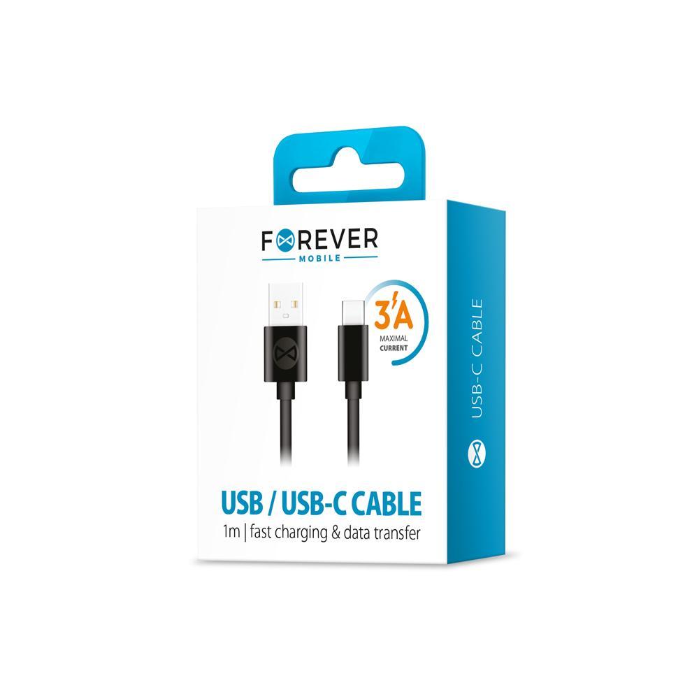 2-PACK Snabbladdning 1M USB-C 3Amp kabel laddare / Dataöverföring