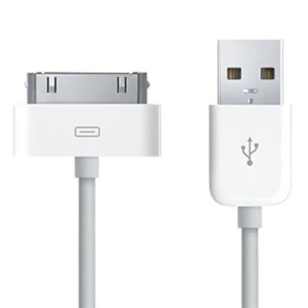 2-Pack iPhone 4s Laddningskabel iPad 1,2,3 /iPod/iPhone 3 ,4 ,4s
