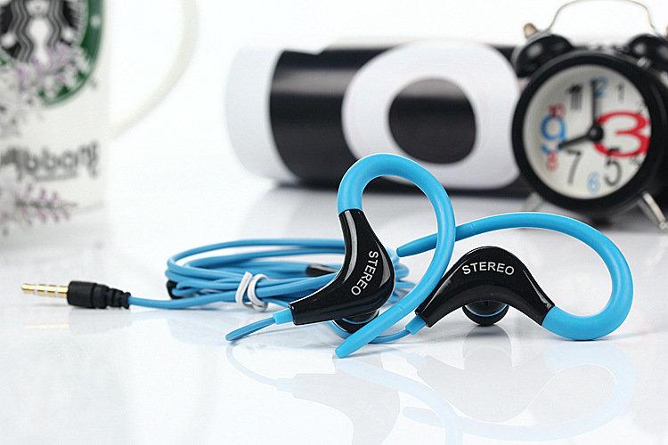 Actrail Stereo Sporthörlurar med Mikrofon Samtalskontroll -Blå
