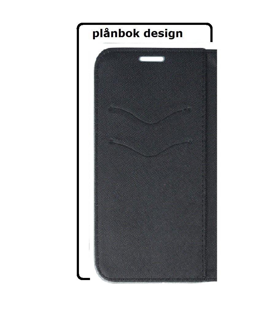 Huawei P20 Lite - Smart Fancy Mobilplånbok - Svart