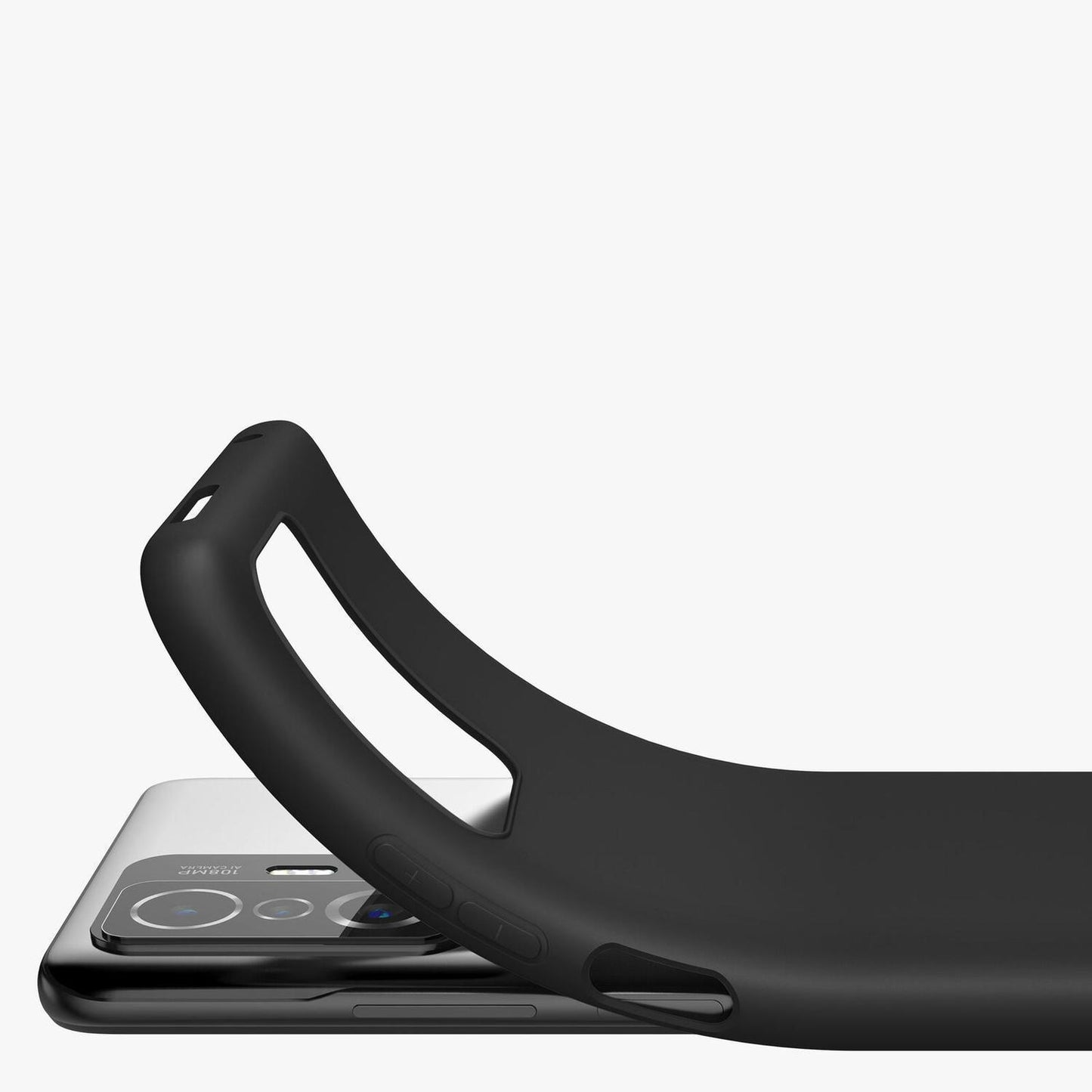 Motorola Edge 30 Ultra - Matt TPU Mjuk Skal - Svart