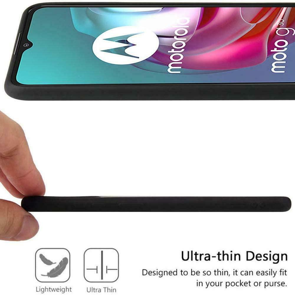 Motorola Moto G50 - Matt TPU Mjuk Skal - Svart