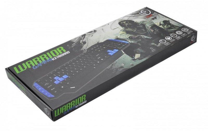 Rebeltec Warrior Gaming Keyboard med 12 Multimedia Keys