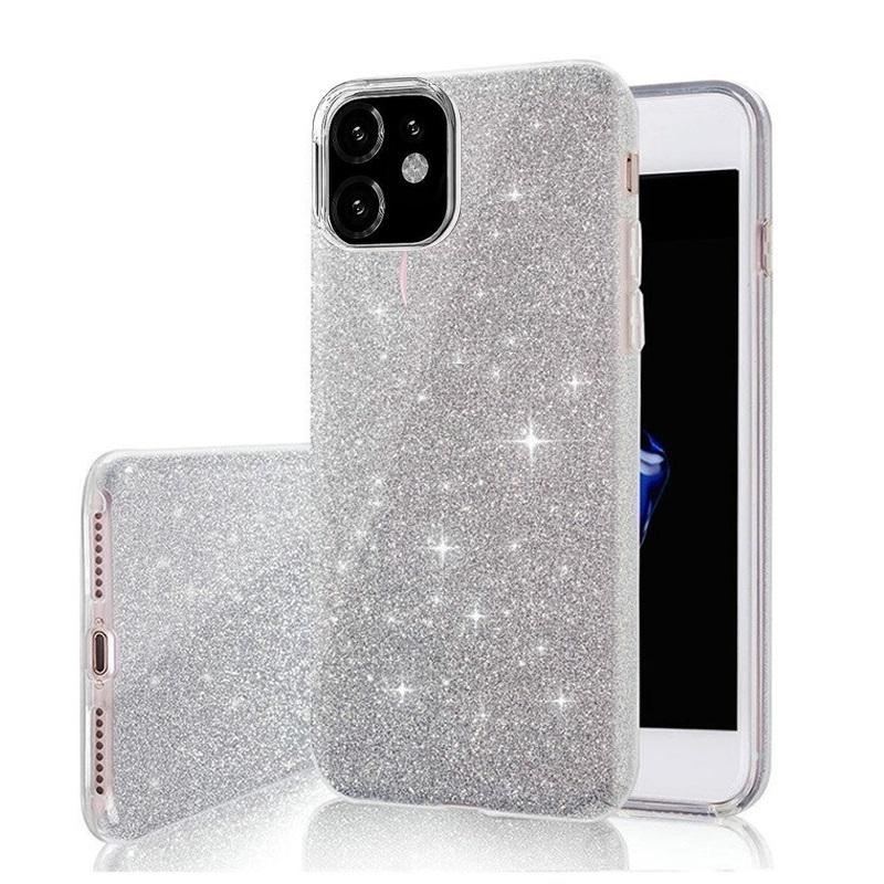 Samsung Galaxy A23 5G - 3in1 Glitter Elegant Mjuk Skal Silver