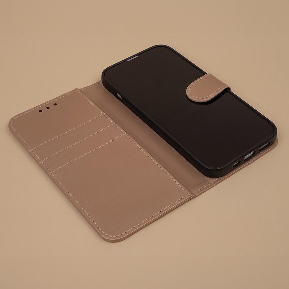 Samsung Galaxy A35 5G Book Case Fodral Mobilplånbok Guld