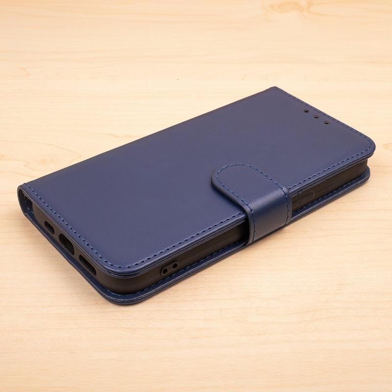 Samsung Galaxy A55 5G Book Case Fodral Mobilplånbok marinblå