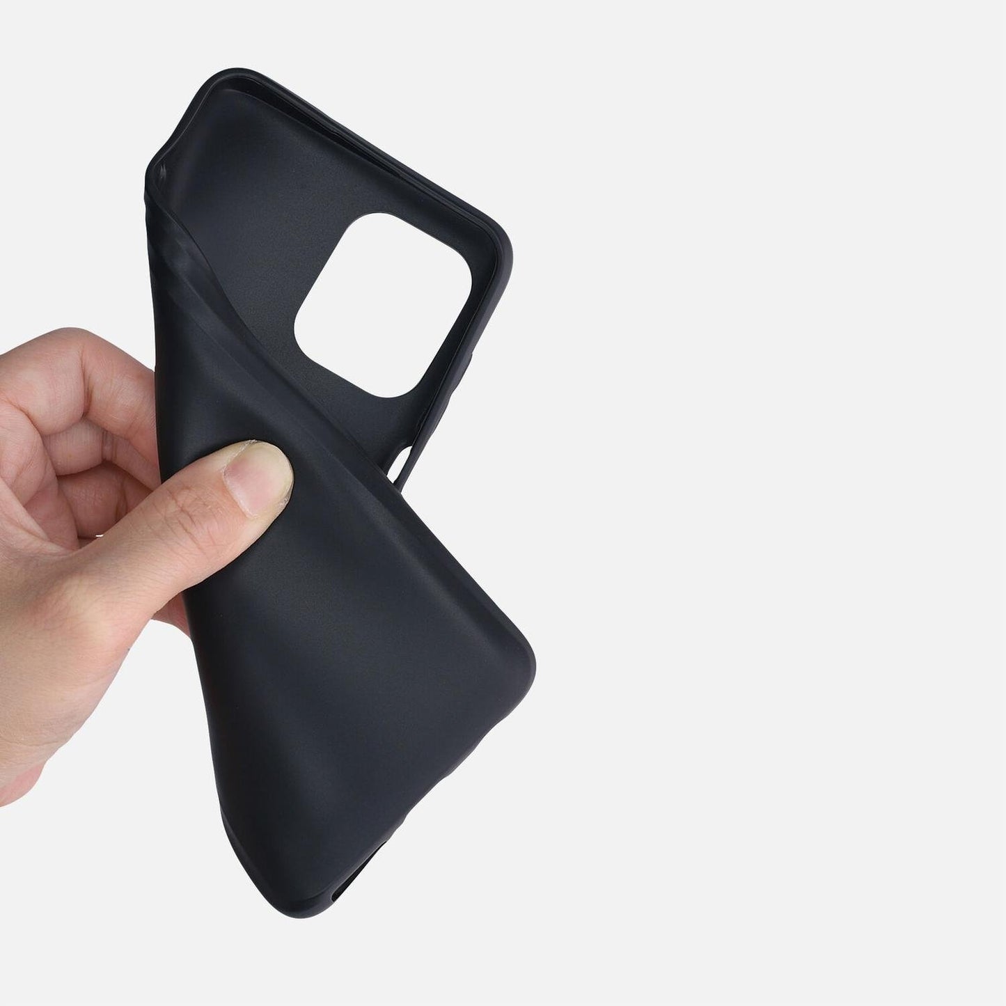 Samsung Galaxy A55 5G - Matt TPU Mjuk Skal - Svart