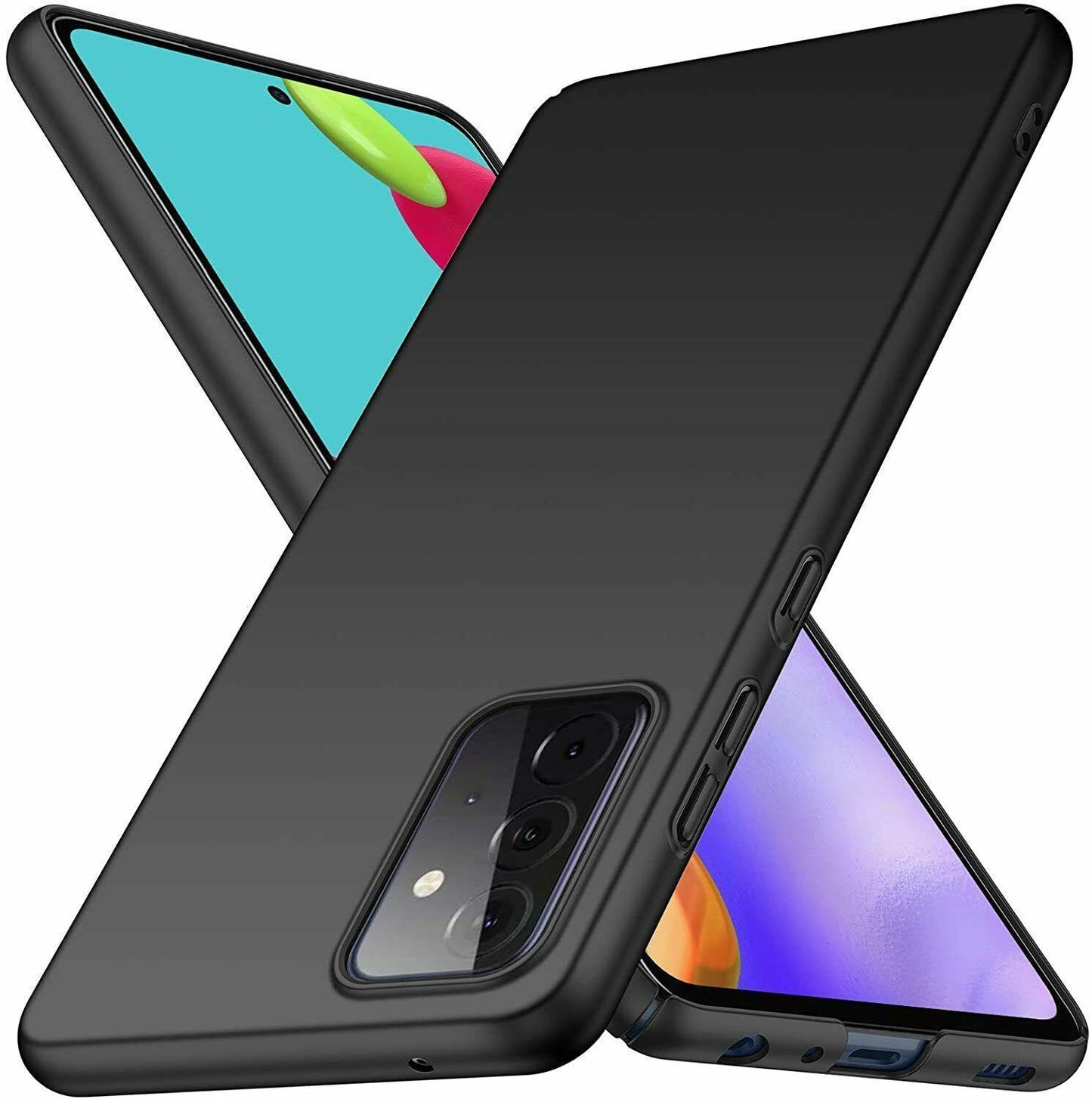 Samsung Galaxy A72 / A72 5G - Silicon TPU Mjuk Skal - Svart