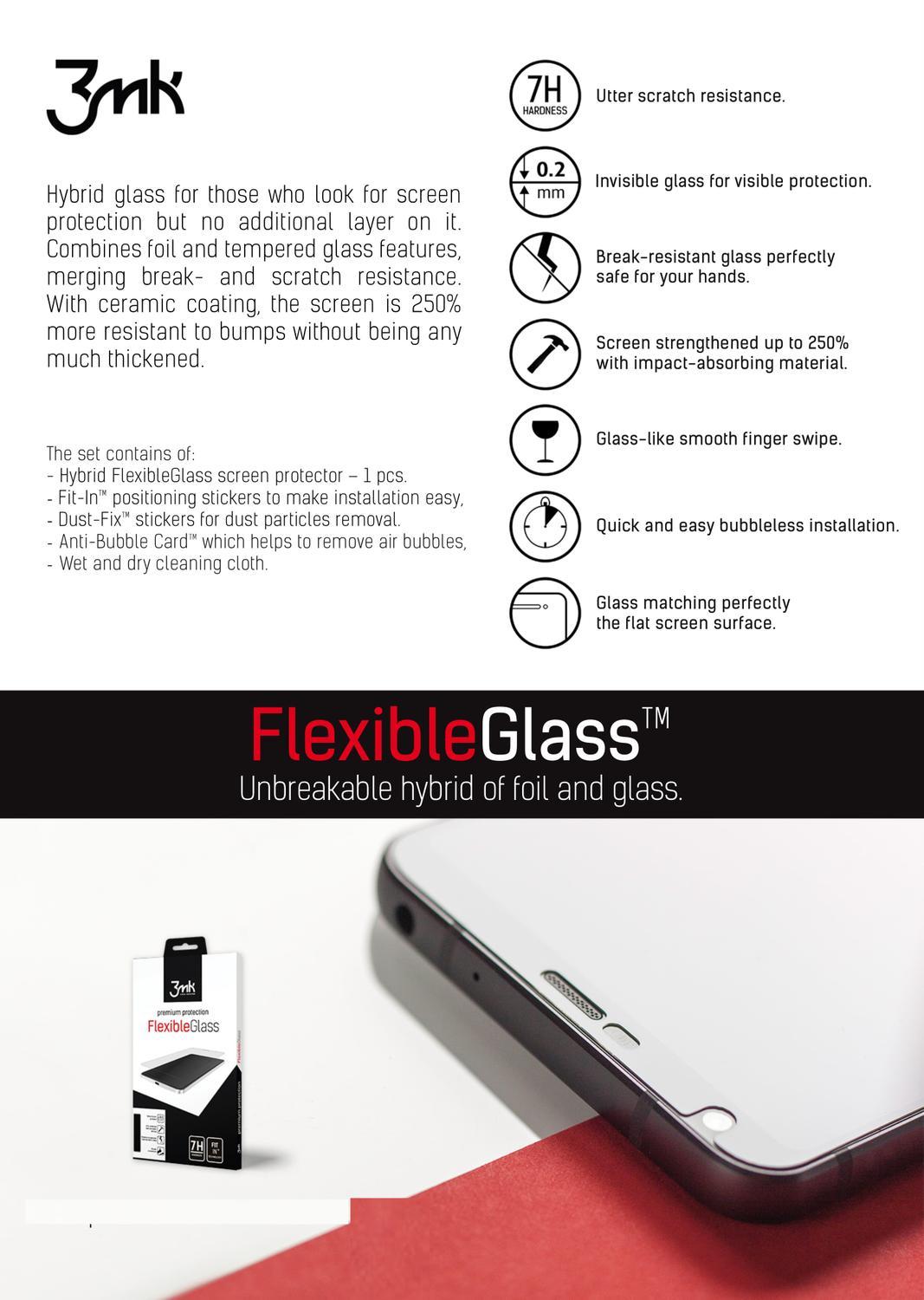 Samsung Galaxy S10 Lite - 3MK Flexible Härdat glas