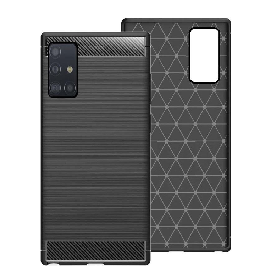 Samsung Galaxy S20 Plus - Flexibel Carbon Mjuk TPU Skal - Svart