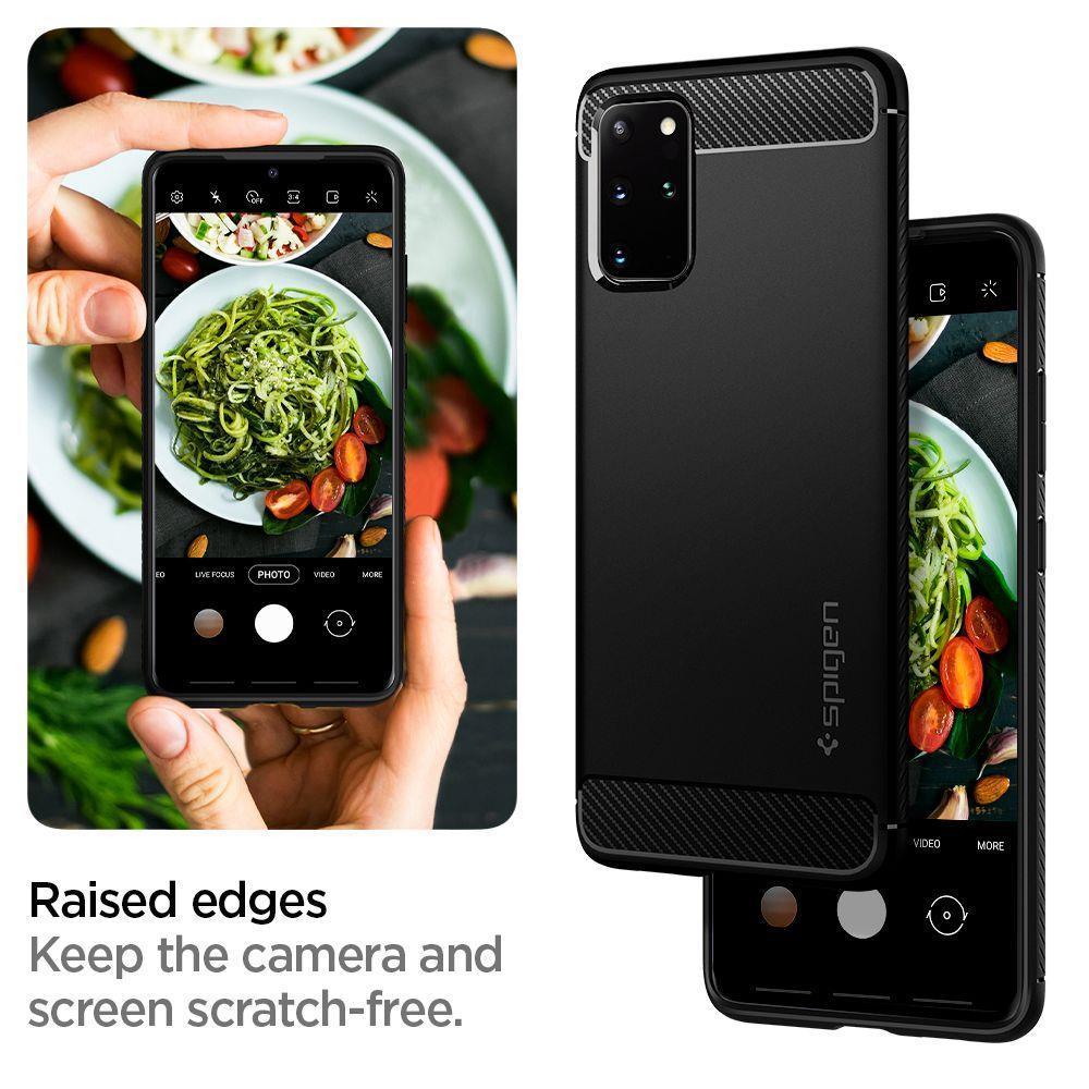 Samsung Galaxy S20 Plus - SPIGEN Rugged Armor Skal - Mattsvart