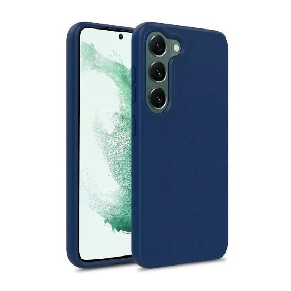 Samsung Galaxy S23 Ultra - Matt TPU Mjuk Skal - mörkblå
