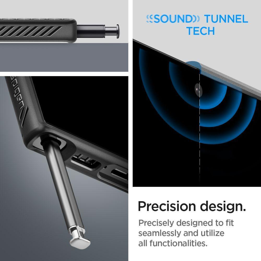 Samsung Galaxy S23 Ultra - SPIGEN Spigen Liquid Air Skal Mattsvart