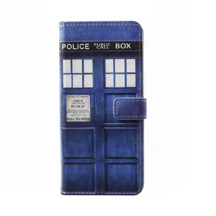 Samsung Galaxy S9 - Police Box Fodral Mobilplånbok - Blå
