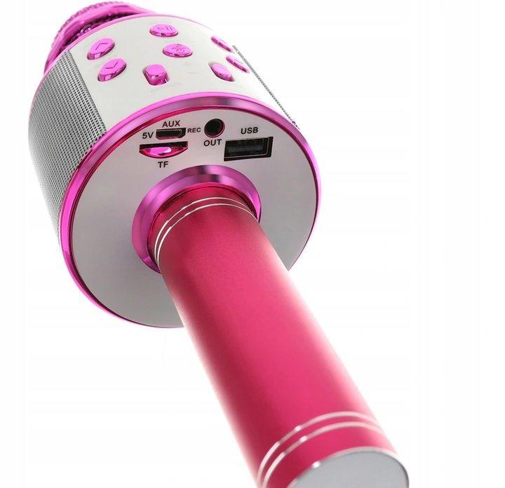Karaoke Trådlös Mikrofon med Bluetooth-högtalare - Svart