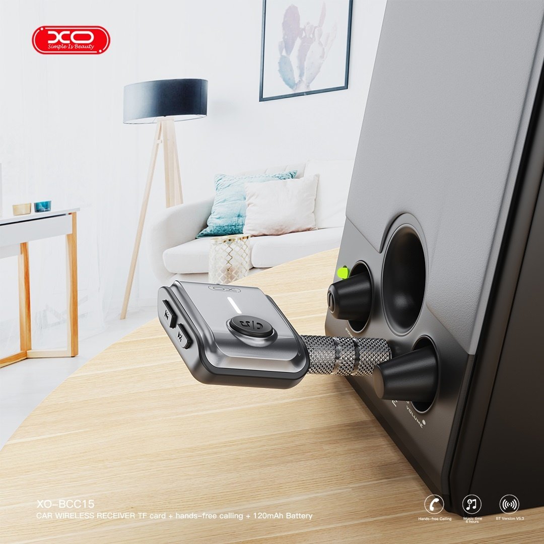 Trådlös mottagare ljud Bluetooth-sändare handsfree-samtal XO