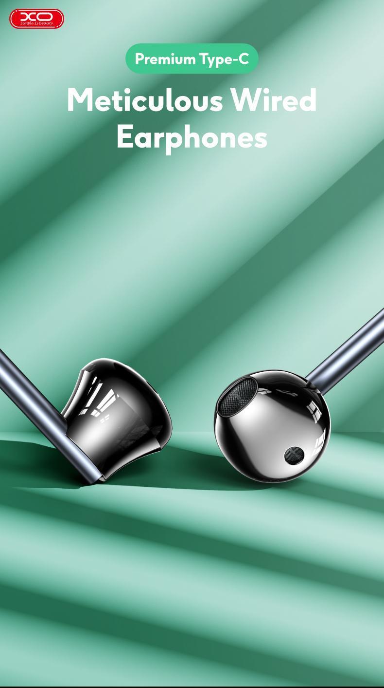 Apple iPhone 15/16 kompatibla USB-C In-Ear Hörlurar med Mikrofon EarPods