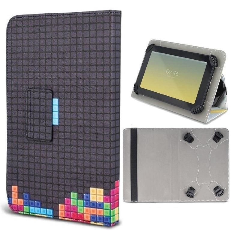 Universal Flip Fodral för 7"-8" Surfplattor - Tetris