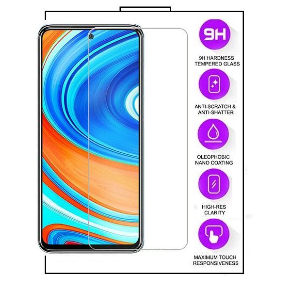 Xiaomi Redmi Note 9 - Transparent 1,8 mm Slim Skal + Härdat Glas
