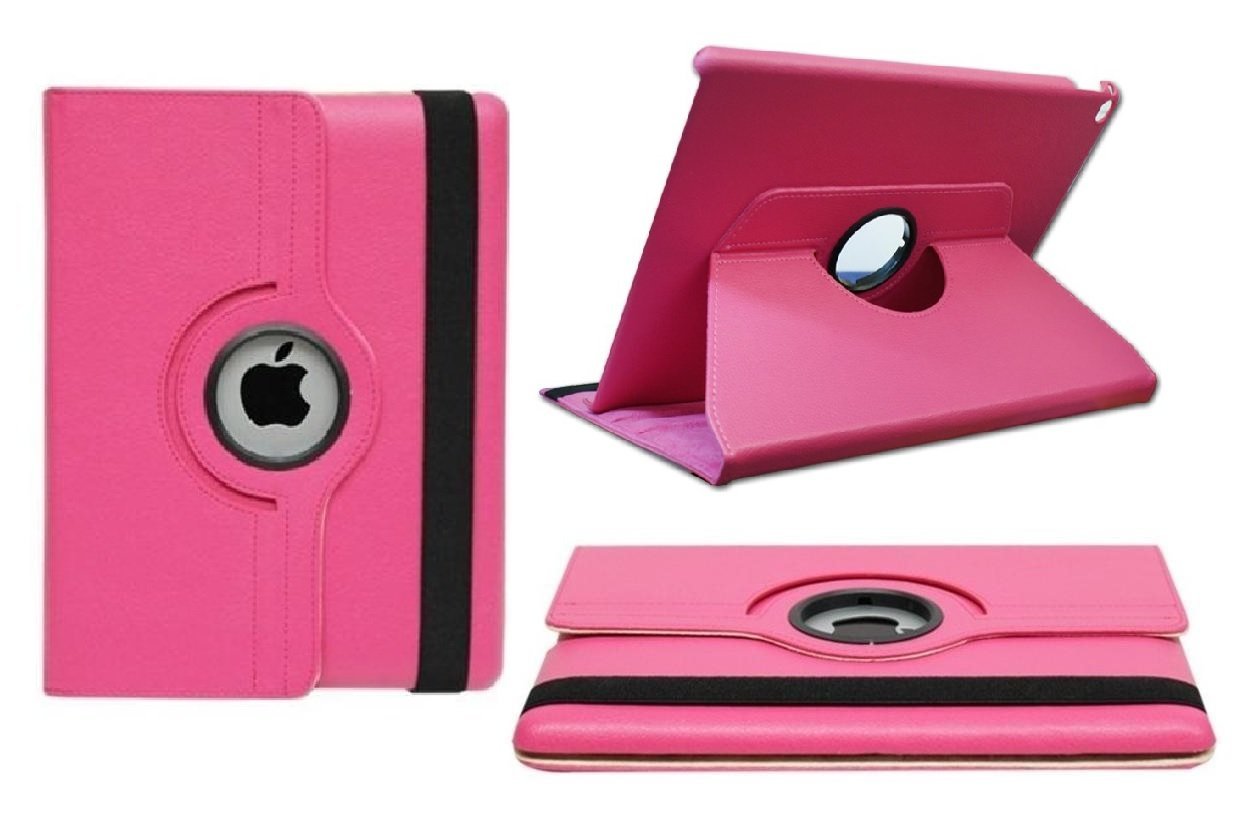 iPad (5th generation) 9.7" - fodral Roterbar 360° - Rosa