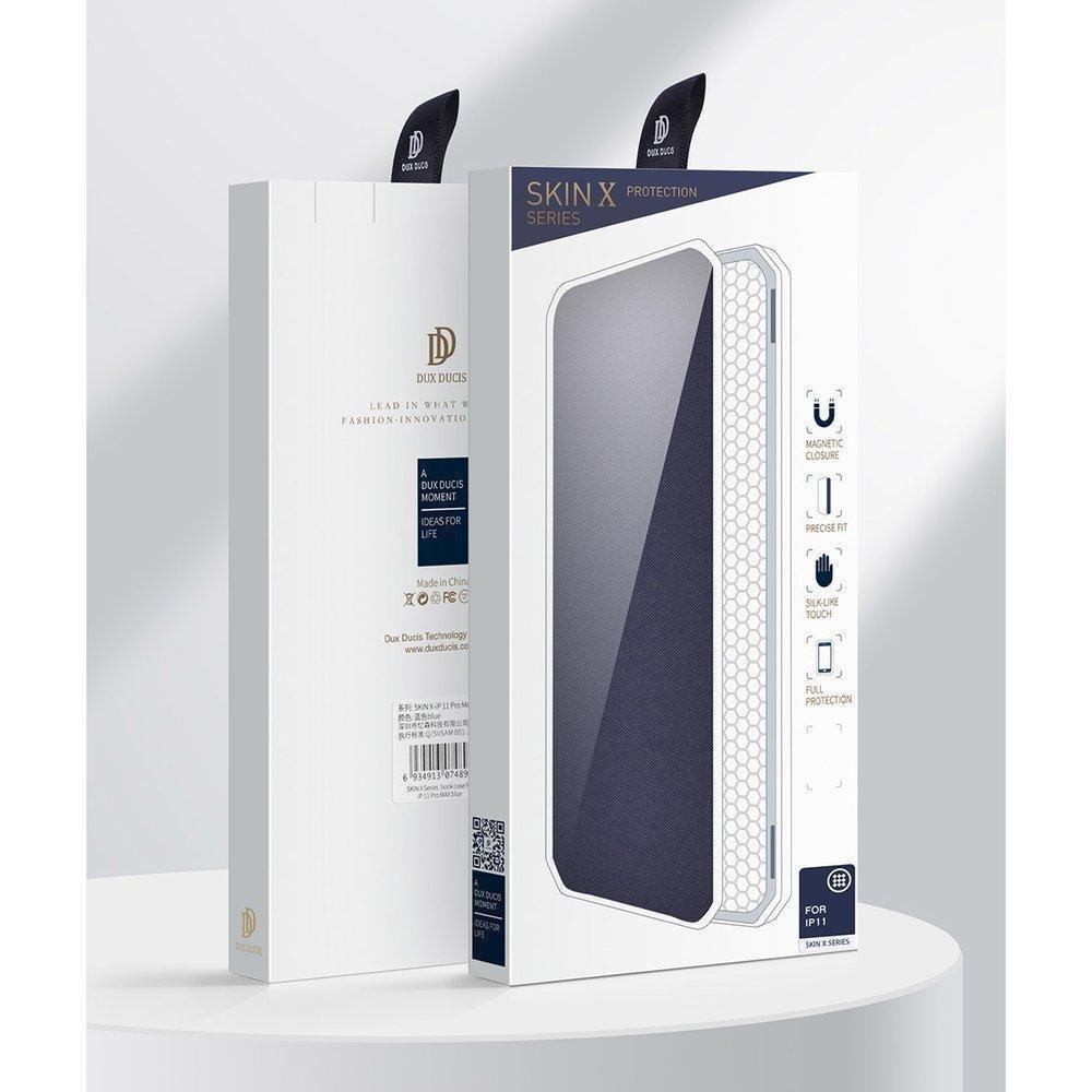 iPhone 11 Pro MAX - Dux DUCIS Skin-X Mobilplånbok - Svart
