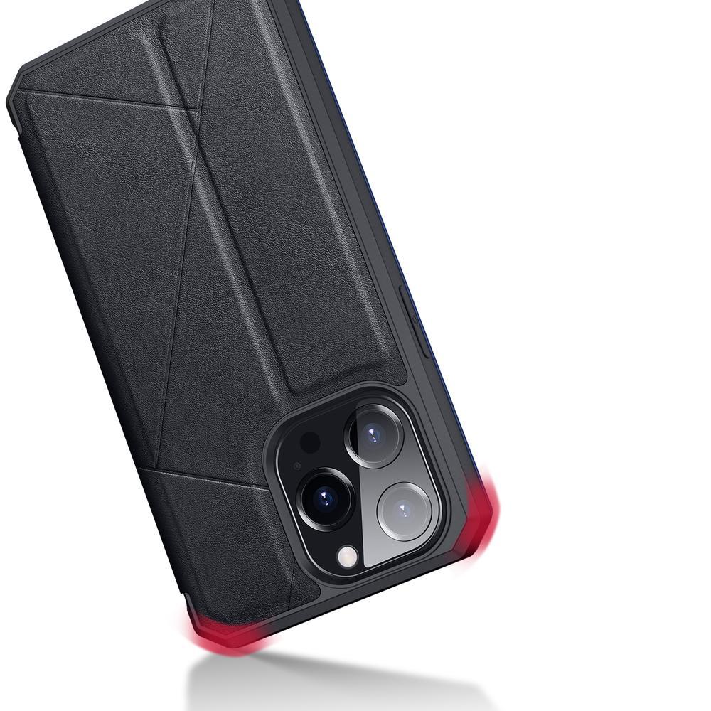iPhone 13 Pro Max - Dux DUCIS Stötsäker Mobilplånbok - Svart