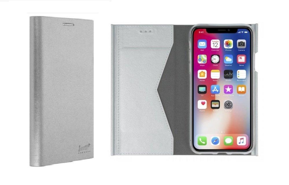 iPhone 7 / 8 Beeyo Book Grande Flip Case Mobilplånbok - Silver