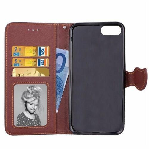 iPhone 7 / 8 - Löf Flip Case Mobilplånbok - Svart