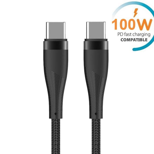 100W USB-C To USB-C PD Snabbladdning kabel Samsung, iPhone