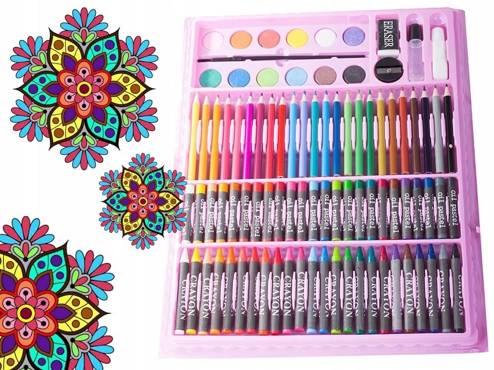 168st  Multifunktionell Super Art Set måla /Playcolor/Färgkritor