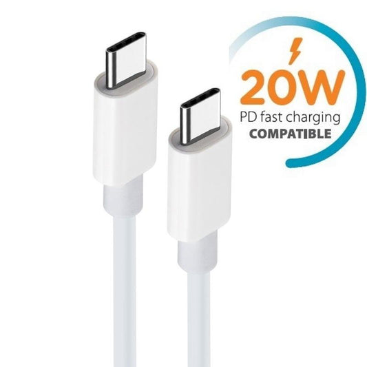 20W USB-C To USB-C PD Snabbladdning kabel Samsung, iPhone15