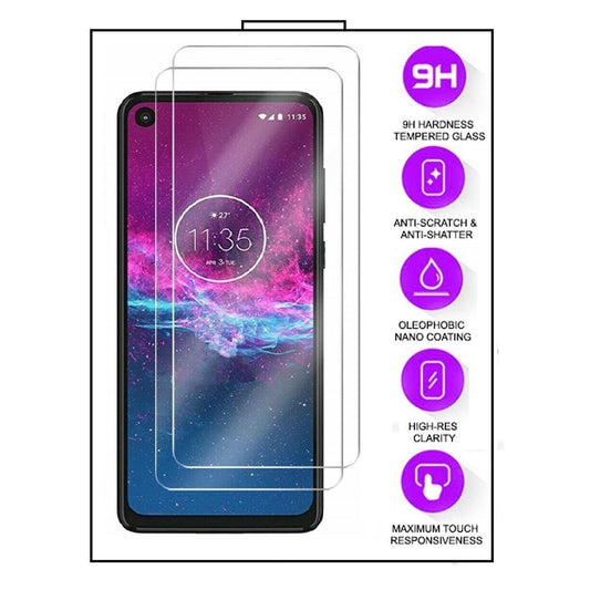 2-Pack - Motorola One Vision - Premium Härdat Glas Displayskydd