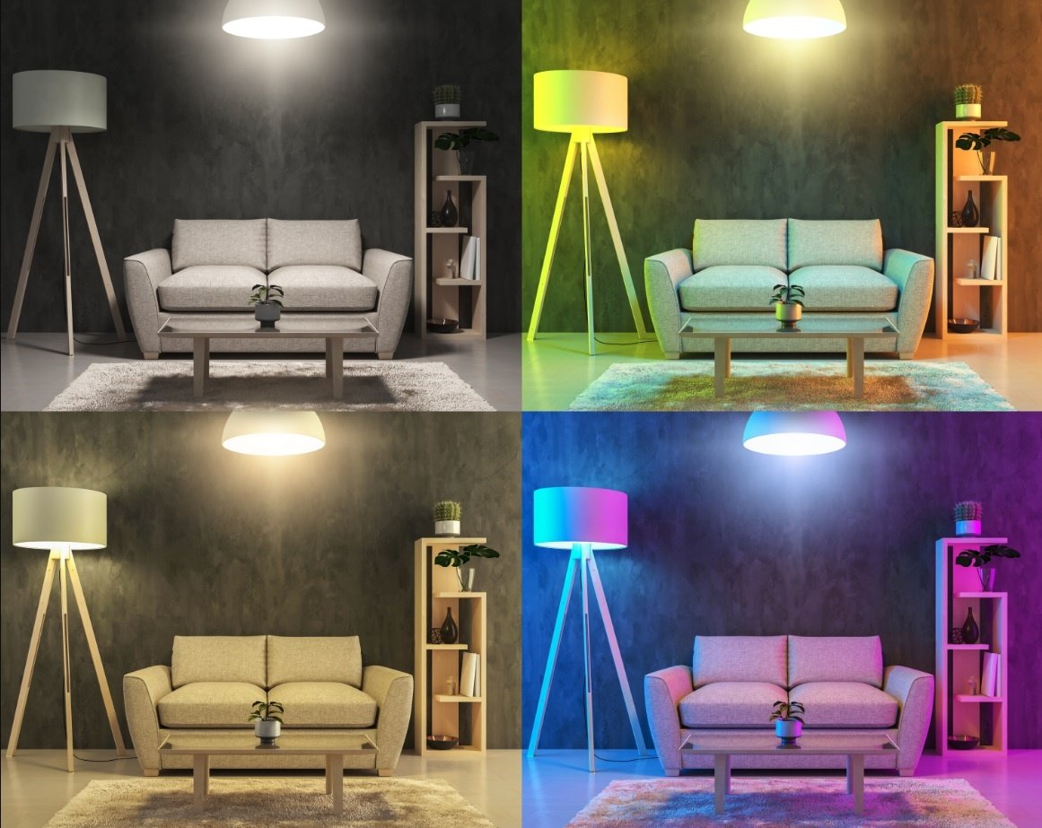 4.5m RGB led-strip med adapter och fjärrkontroll