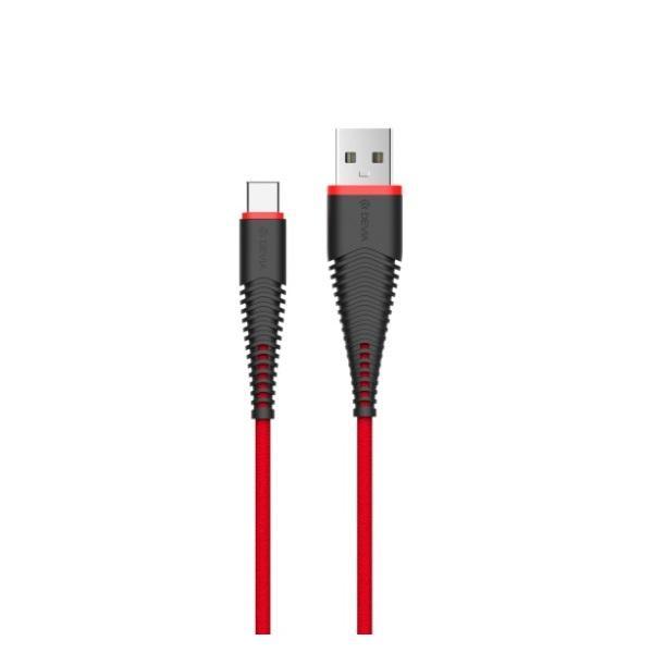 DEVIA USB-C 2.4Amp Snabbladdning kabel för Smartphones - 1.5m