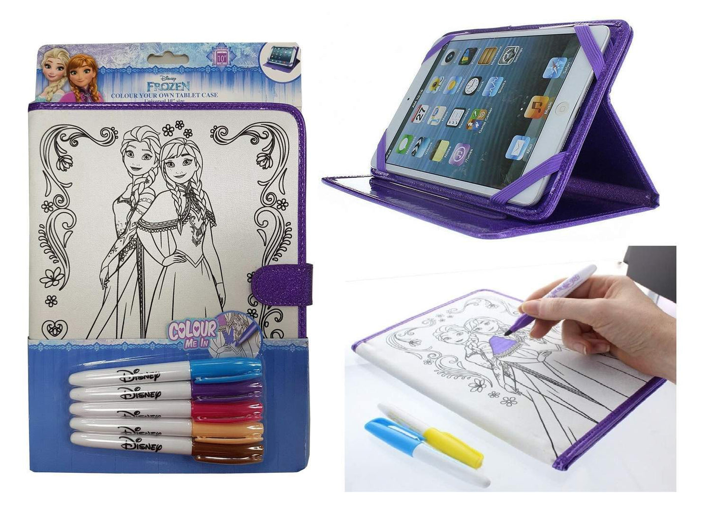 Disney Frozen Fodral För iPad Mini 1/2/3/4 Och 7"-8" Surfplattor