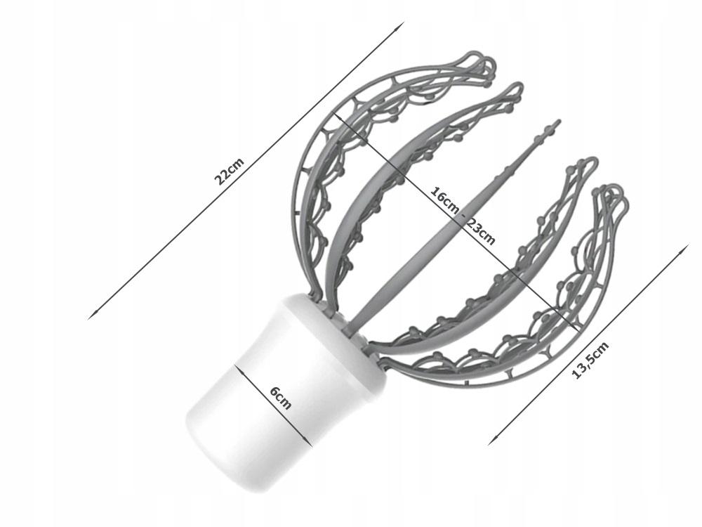 Elektrisk huvudmassager, Octopus Claw Scalp Massager