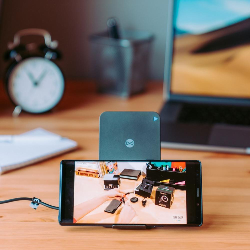 FOREVER 10W Snabb QI Trådlös laddare -  För iPhone / Android