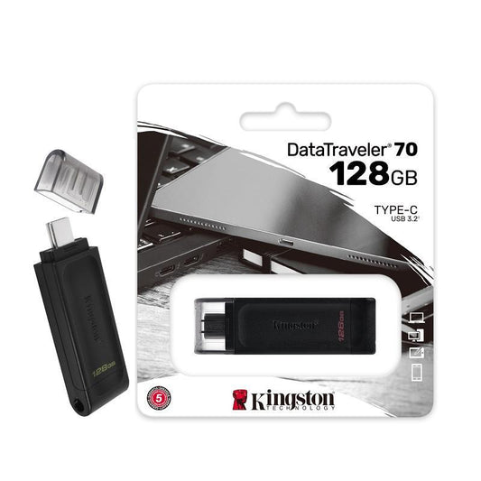 Kingston 128GB DataTraveler USB 3.2 med USB-C-kontakt