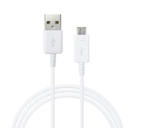 MicroUSB Data SYNC Kabel 100cm - Vit