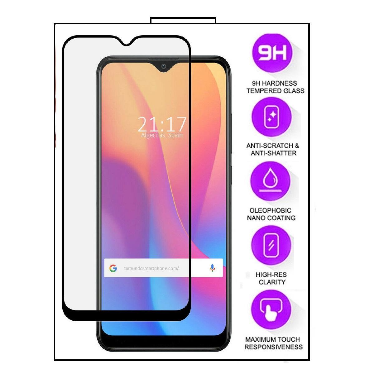 Moto G9 Play / Moto E7 Plus - 5D helskärm Härdat Glas - Svart Ram