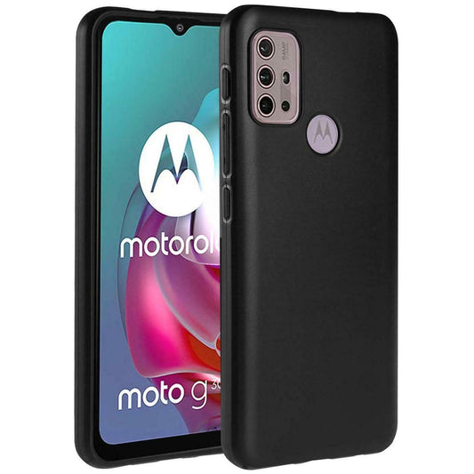 Motorola Moto E30 / Moto E40 - Silicon TPU Mjuk Skal - Svart