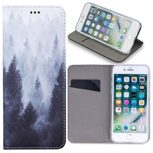 Samsung Galaxy A20e - Smart Trendy Mobilplånbok -Forest1