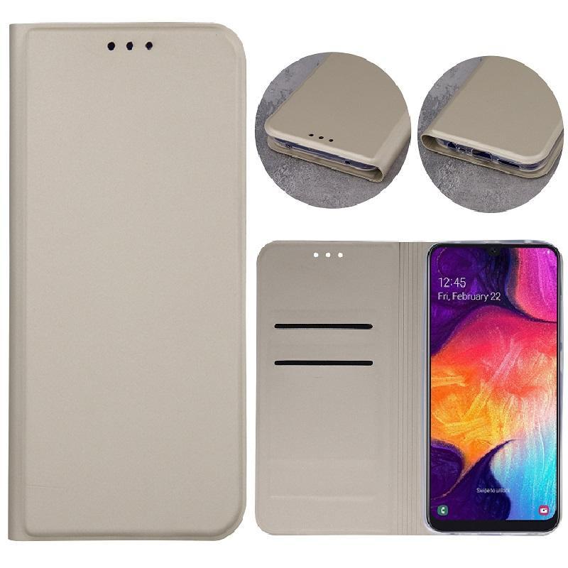 Samsung Galaxy A21s - Smart Skin Mobilplånbok - Guld