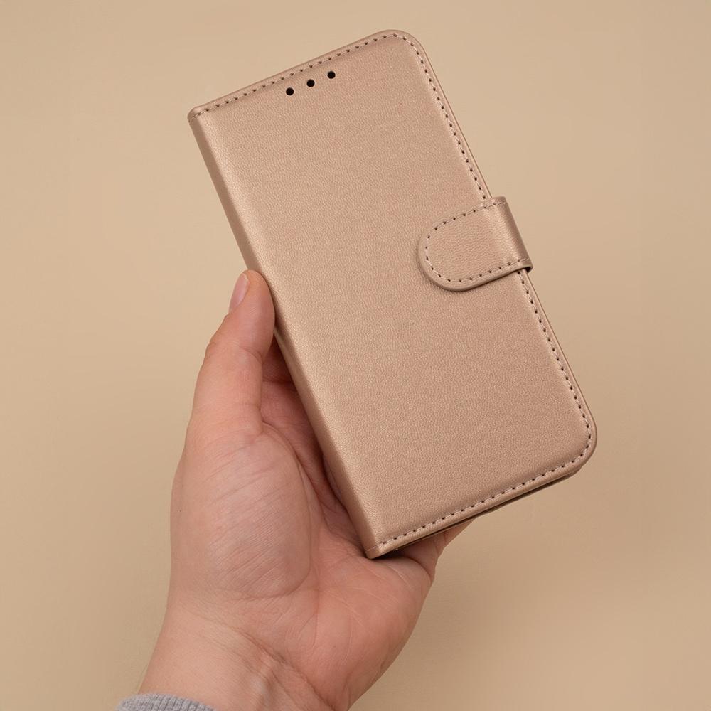 Samsung Galaxy A35 5G  Book Case Fodral Mobilplånbok Guld