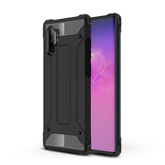 Samsung Galaxy Note 10+ Hybrid Armor Rugged Skal - Svart