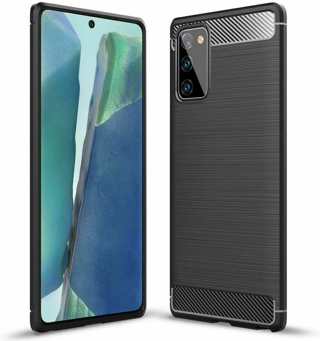 Samsung Galaxy S10 Lite - Flexibel Carbon Mjuk TPU Skal - Svart