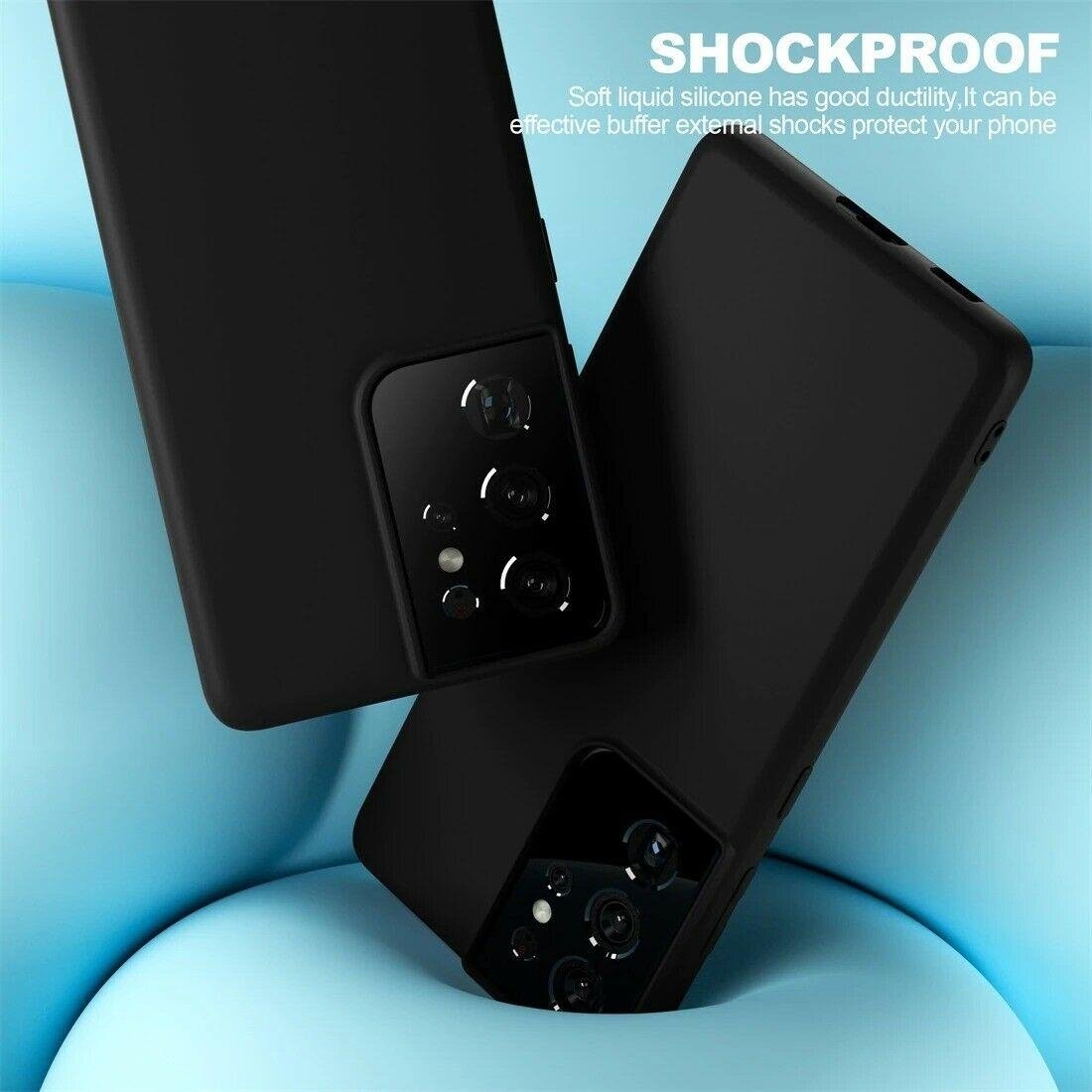 Samsung Galaxy S24 Ultra - Silicon TPU Mjuk Skal - Svart
